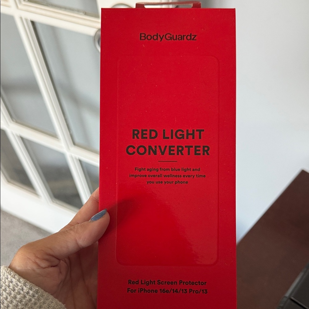 BodyGuardz Red Light Converter Screen Protector for iPhone